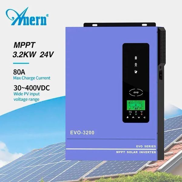 Гібридний інвертор Anern AN-SCI-EVO-3200, 24 В, 3200 Вт (безперебійник, UPS, ДБЖ) 324313332 фото
