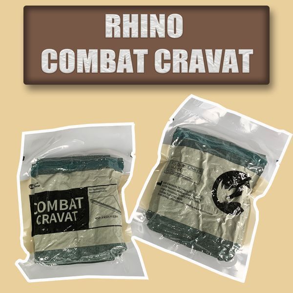 Треугольный бандаж Rhino Rescue Combat Cravat 114см x 114см x 160см 9 фото